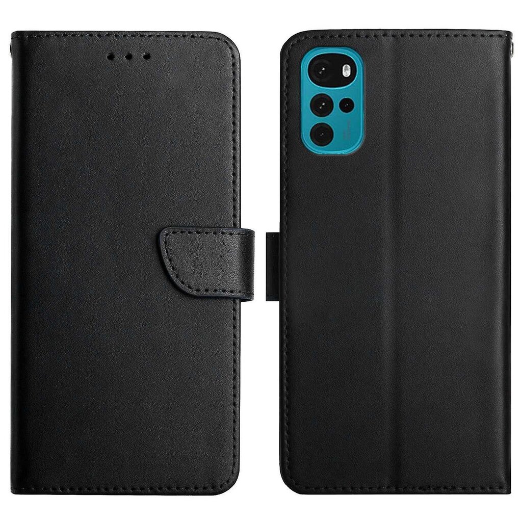 Ht02 Moto G22 Napa Pattern Solid Leather Matkapuhelinkotelolle Sininen hinta ja tiedot | Puhelimen kuoret ja kotelot | hobbyhall.fi