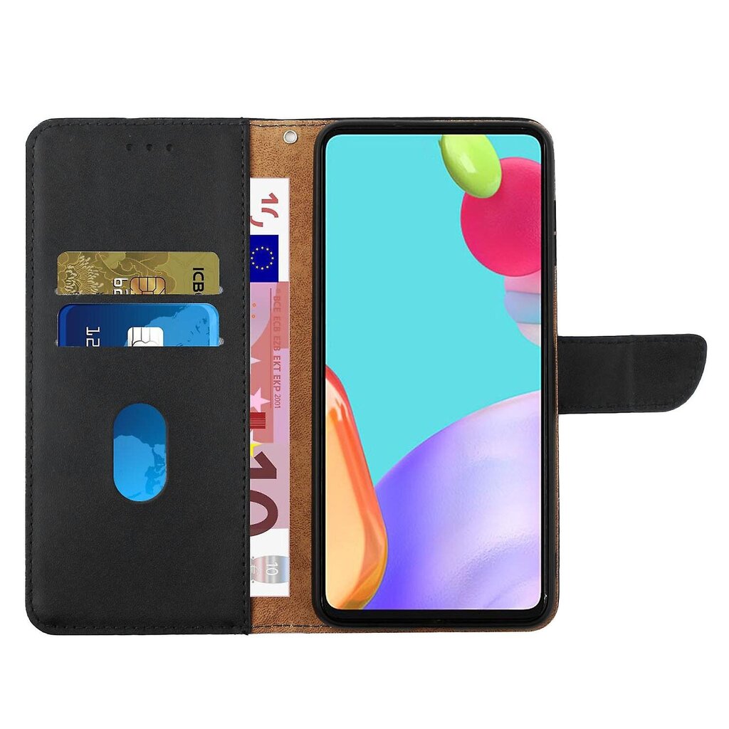 Ht02 Moto G22 Napa Pattern Solid Leather Matkapuhelinkotelolle Sininen hinta ja tiedot | Puhelimen kuoret ja kotelot | hobbyhall.fi