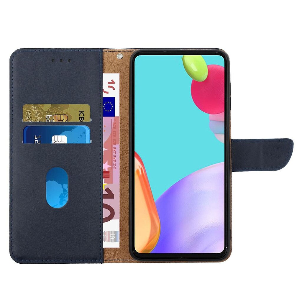 Ht02 Moto G22 Napa Pattern Solid Leather -matkapuhelinkotelolle hinta ja tiedot | Puhelimen kuoret ja kotelot | hobbyhall.fi