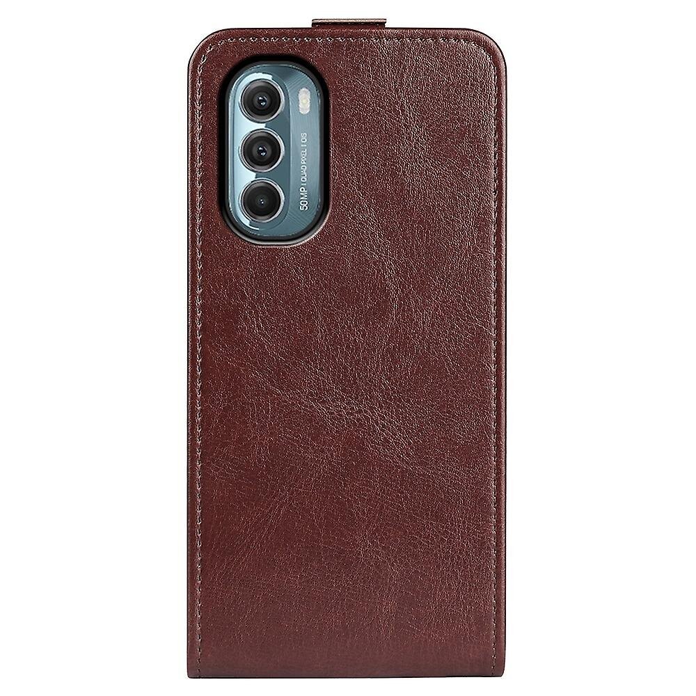 Moto G 5G 2022 Crazy Horse Pattern matkapuhelimen suojakuoreen valkoinen hinta ja tiedot | Puhelimen kuoret ja kotelot | hobbyhall.fi