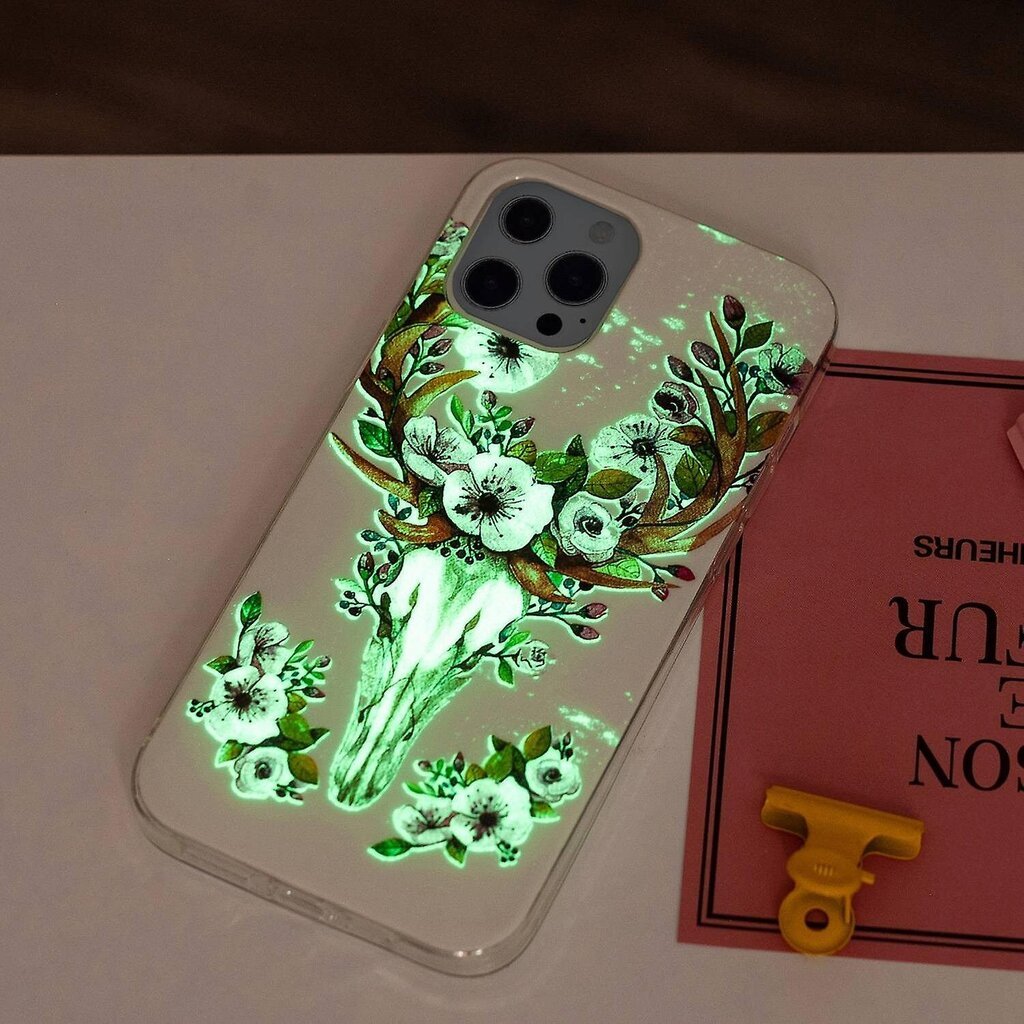 Iphone 14 Pro Max Imd Luminous Pattern Tpu -matkapuhelinkotelolle Deer Head hinta ja tiedot | Puhelimen kuoret ja kotelot | hobbyhall.fi