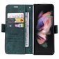 Samsung Galaxy Z Fold 3 5G 001 matkapuhelimen nahkakotelolle, vihreä hinta ja tiedot | Puhelimen kuoret ja kotelot | hobbyhall.fi