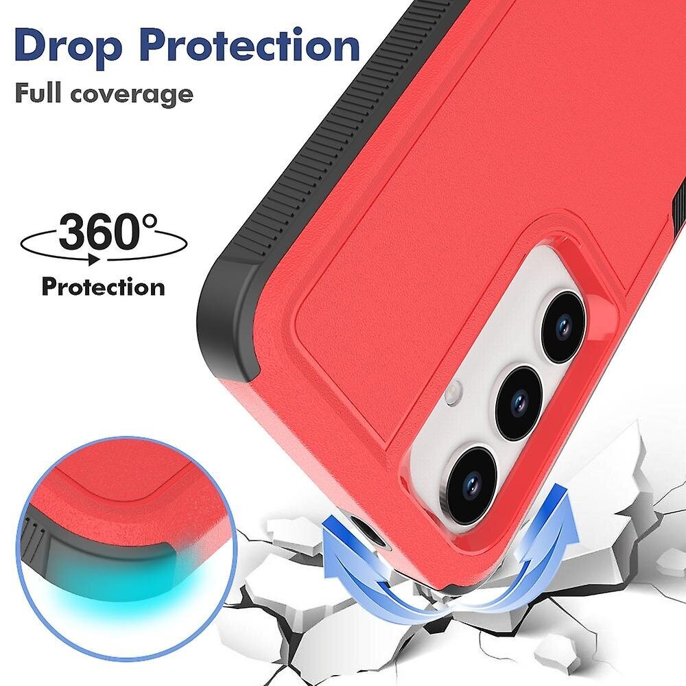 Samsung Galaxy S24 Case Anti-Drop Hard PC+Tpu -matkapuhelimen kuori hinta ja tiedot | Puhelimen kuoret ja kotelot | hobbyhall.fi