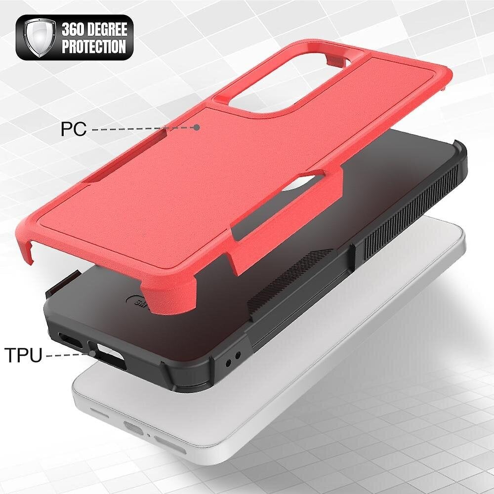 Samsung Galaxy S24 Case Anti-Drop Hard PC+Tpu -matkapuhelimen kuori hinta ja tiedot | Puhelimen kuoret ja kotelot | hobbyhall.fi