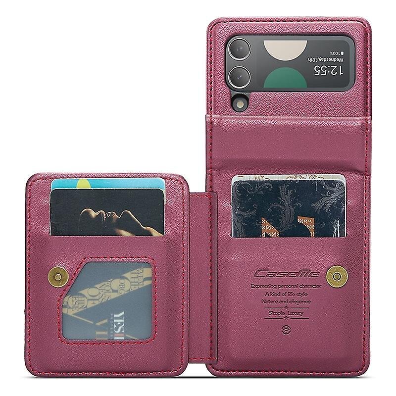 Caseme C22 -sarja Samsung Galaxy Z Flip3 5G -kotelolle Litchi Texture Rfid - estävä matkapuhelimen kansi hinta ja tiedot | Puhelimen kuoret ja kotelot | hobbyhall.fi