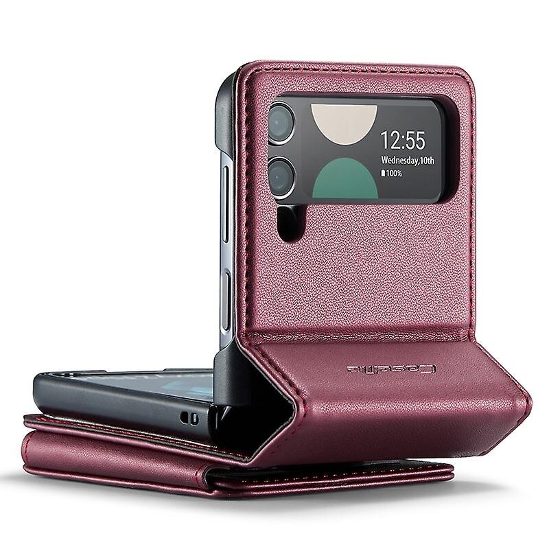 Caseme C22 -sarja Samsung Galaxy Z Flip3 5G -kotelolle Litchi Texture Rfid - estävä matkapuhelimen kansi hinta ja tiedot | Puhelimen kuoret ja kotelot | hobbyhall.fi