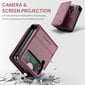 Caseme C22 -sarja Samsung Galaxy Z Flip3 5G -kotelolle Litchi Texture Rfid - estävä matkapuhelimen kansi hinta ja tiedot | Puhelimen kuoret ja kotelot | hobbyhall.fi