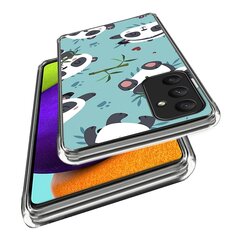 Samsung Galaxy A55 5G Pattern Print Tpu Case -matkapuhelimen suojakuori - pinottava panda hinta ja tiedot | Puhelimen kuoret ja kotelot | hobbyhall.fi