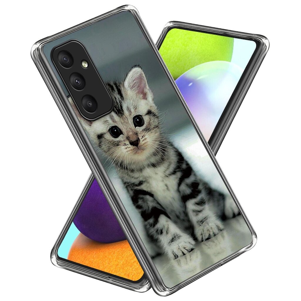 Samsung Galaxy A55 5G Pattern Print Tpu Case -matkapuhelimen suojakuori - pinottava panda hinta ja tiedot | Puhelimen kuoret ja kotelot | hobbyhall.fi