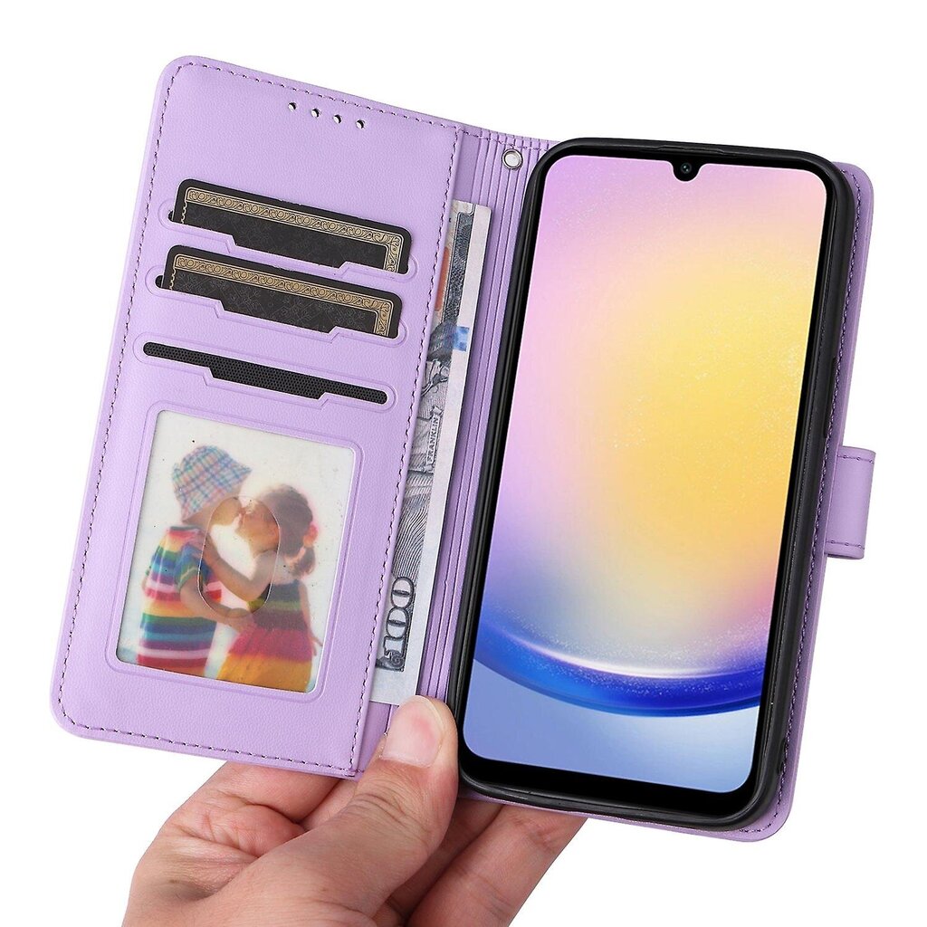 Betopnice Samsung A25 5G Global Version 005 Simulated Leather 2-in-1 -matkapuhelinkotelolle ruskea hinta ja tiedot | Puhelimen kuoret ja kotelot | hobbyhall.fi