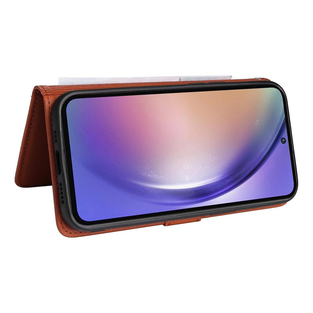 Yhteensopiva Betopnice Samsung A55 005 Simulated Leather Kaksi yhdessä matkapuhelimen nahkakotelo Win kanssa hinta ja tiedot | Puhelimen kuoret ja kotelot | hobbyhall.fi