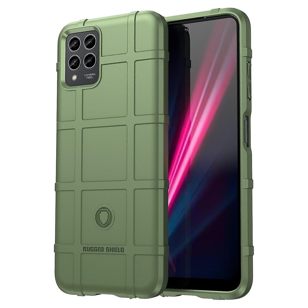 T-Mobile REVVL 6X Pro/T Phone Pro 5G -kotelolle Naarmuuntumaton Square Grid Texture TPU Shell -puhelimen suojus hinta ja tiedot | Puhelimen kuoret ja kotelot | hobbyhall.fi