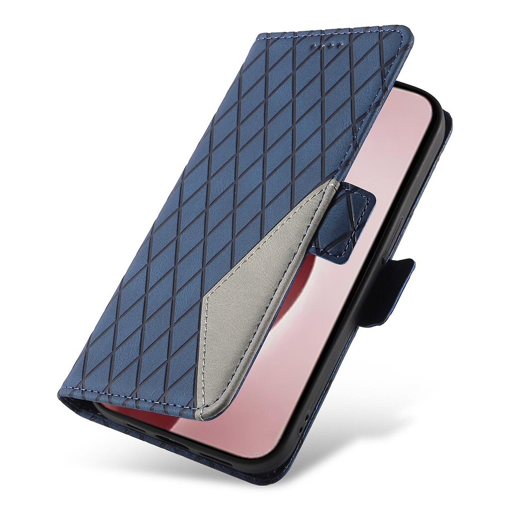 iPhone 16 Pro -kotelolle Rhombus Grid PU-nahkainen lompakko Matkapuhelimen kansi - musta hinta ja tiedot | Puhelimen kuoret ja kotelot | hobbyhall.fi