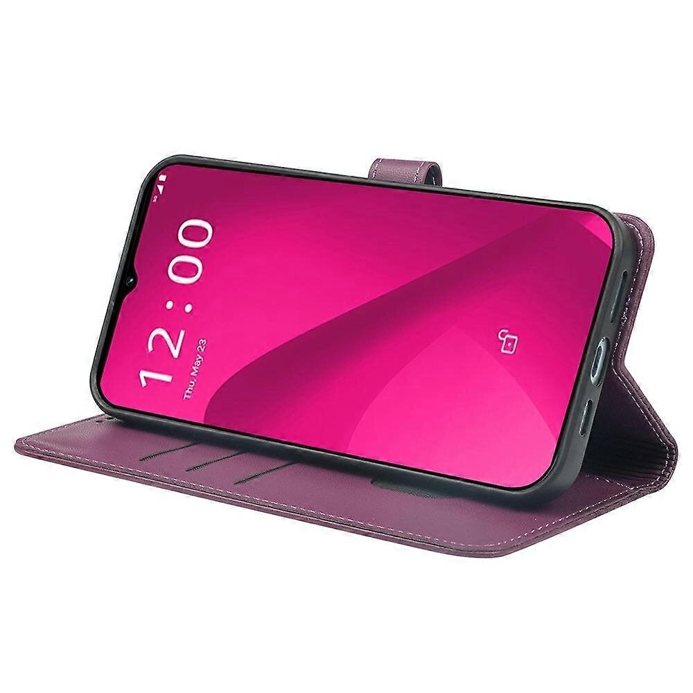 T-Mobile Revvl 7 -kotelolle magneettilukko, nelilehtinen Clover-nahkainen puhelinkuori - ruusukulta hinta ja tiedot | Puhelimen kuoret ja kotelot | hobbyhall.fi