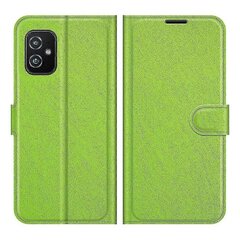 Lompakko Design Litchi Skin Nahkakotelo Asus Zenfone 8 ZS590KS Matkapuhelintelineen suojus hinta ja tiedot | Puhelimen kuoret ja kotelot | hobbyhall.fi