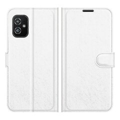 Lompakko Design Litchi Skin Nahkakotelo Asus Zenfone 8 ZS590KS Matkapuhelintelineen suojus hinta ja tiedot | Puhelimen kuoret ja kotelot | hobbyhall.fi