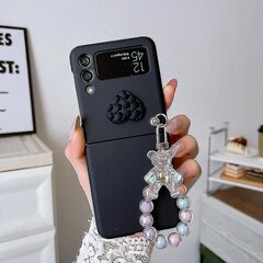 3D Weave Ph Case -Yhteensopiva Gay Z Flip 4 Blet-Ketjulla_Black hinta ja tiedot | Puhelimen kuoret ja kotelot | hobbyhall.fi