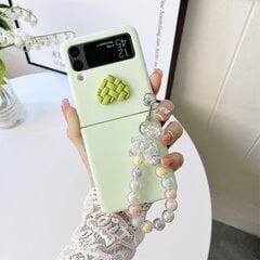 3D Weave Ph Case -Yhteensopiva Gay Z Flip 4 Blet-Ketjulla_Green hinta ja tiedot | Puhelimen kuoret ja kotelot | hobbyhall.fi