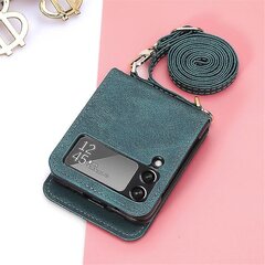 Samsung Z Flip 3 Hardware All In One Case Z Flip 3 Wallet Lanyard Simple Case Punainen_green hinta ja tiedot | Puhelimen kuoret ja kotelot | hobbyhall.fi