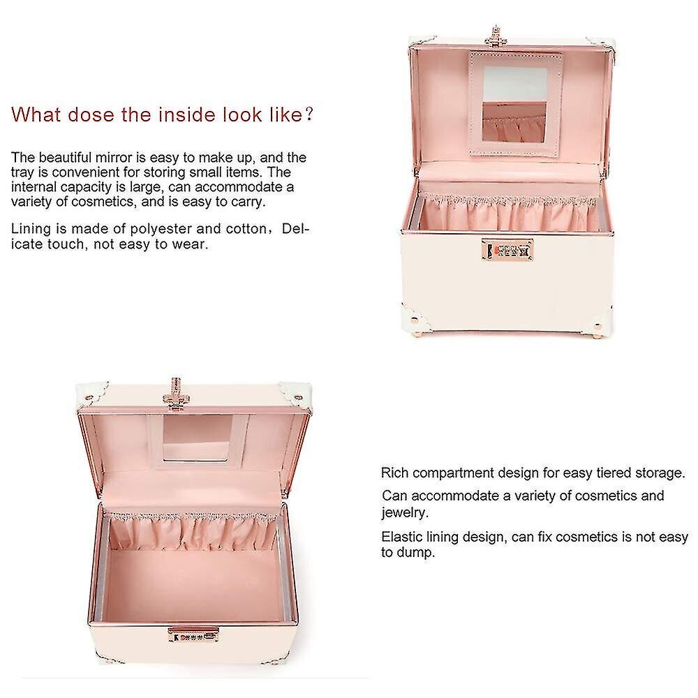 Kannettava Meikkikotelo Izer Case Stora Box Combinatilla (10")_Rose White hinta ja tiedot | Puhelimen kuoret ja kotelot | hobbyhall.fi