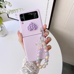 3D Weave Ph Case -Yhteensopiva Gay Z Flip 4 Blet-Ketjulla_Purple hinta ja tiedot | Puhelimen kuoret ja kotelot | hobbyhall.fi