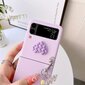 3D Weave Ph Case -Yhteensopiva Gay Z Flip 4 Blet-Ketjulla_Purple hinta ja tiedot | Puhelimen kuoret ja kotelot | hobbyhall.fi