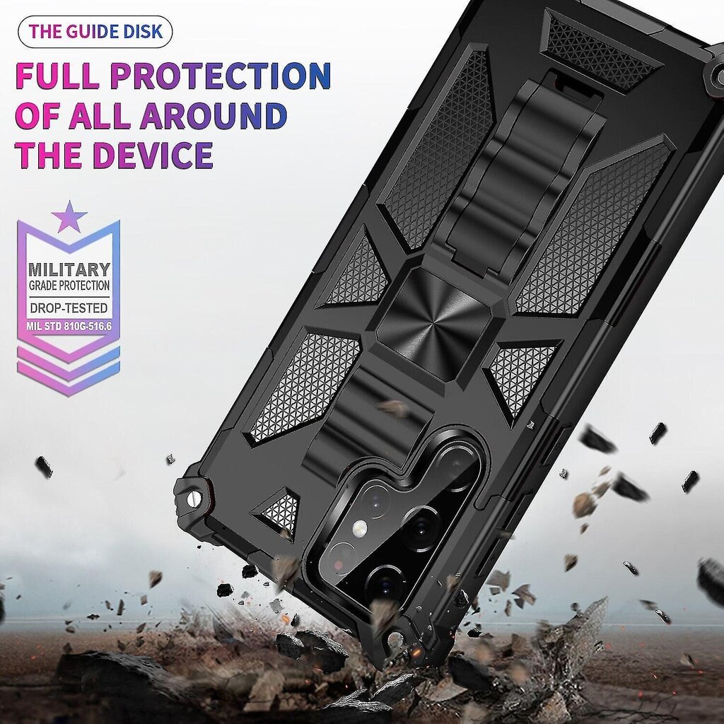 Duty Armor Grade Case -Yhteensopiva Gay S23 Ultra/S23 /S23 Car Ring Kickdillä_Black_S23 Ultra hinta ja tiedot | Puhelimen kuoret ja kotelot | hobbyhall.fi