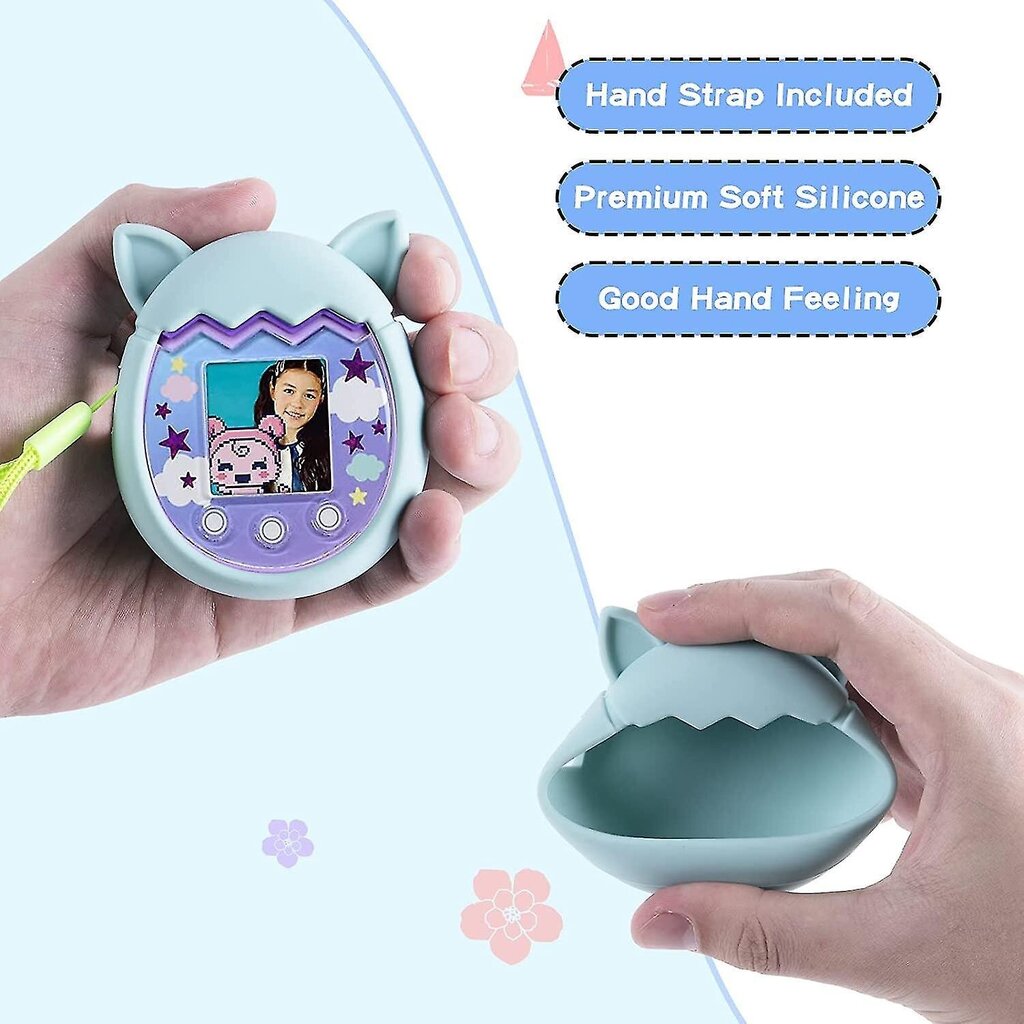 Silic Case -Yhteensopiva Pix Virtual Pet Game, Suojakuori Pixille S_Light blue_2pcs hinta ja tiedot | Puhelimen kuoret ja kotelot | hobbyhall.fi