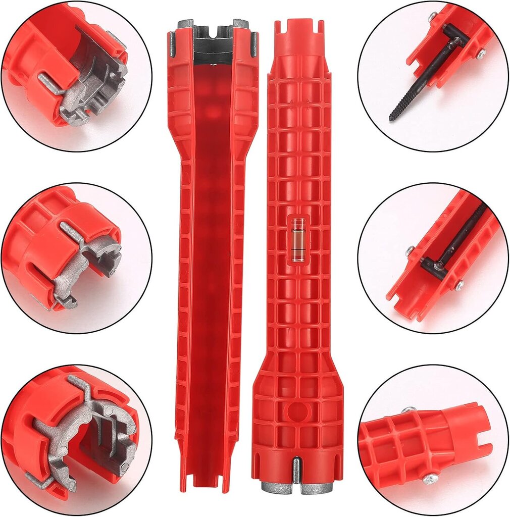 14 in 1 -hanaavain, pesualtaan jakoavain, putkityökalut, pesuallasavain, hanan pesuallasputken asennustyökalut, monitoimityökalu pesualtaaseen/kylpyhuoneeseen/keittiöön hinta ja tiedot | Käsityökalut | hobbyhall.fi
