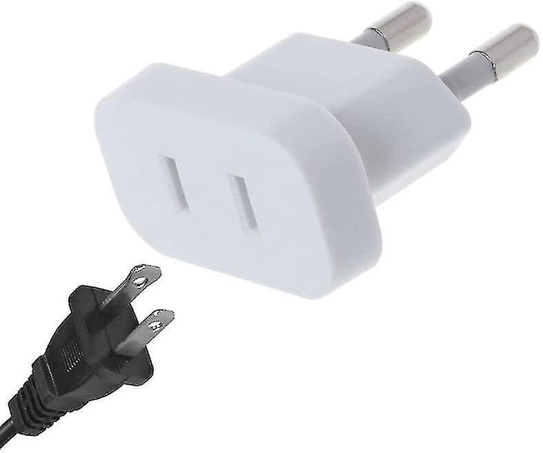 Pack European Travel Plug Adapter America To Europe Outlet Seinävirtasovitin Muunna meidät Eu:ksi Schuko Socket 4,8mm 4,0mm 2pin tiukka Etelä-Korealle hinta ja tiedot | Muuntimet ja invertterit | hobbyhall.fi