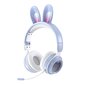 Söpö Bunny Ears Bluetooth-Kuulokekuuloke Langallinen Gradienttivalotehoste Sininen hinta ja tiedot | Kuulokkeet | hobbyhall.fi