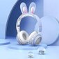 Söpö Bunny Ears Bluetooth-Kuulokekuuloke Langallinen Gradienttivalotehoste Sininen hinta ja tiedot | Kuulokkeet | hobbyhall.fi