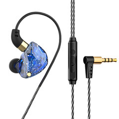 In Ear kuulokkeet 3,5 mm:n liitäntä Mega Bass in Ear Type Ohjaus johdolla In Ear kuulokkeet mikrofonilla Sininen mikrofonilla hinta ja tiedot | Kuulokkeet | hobbyhall.fi