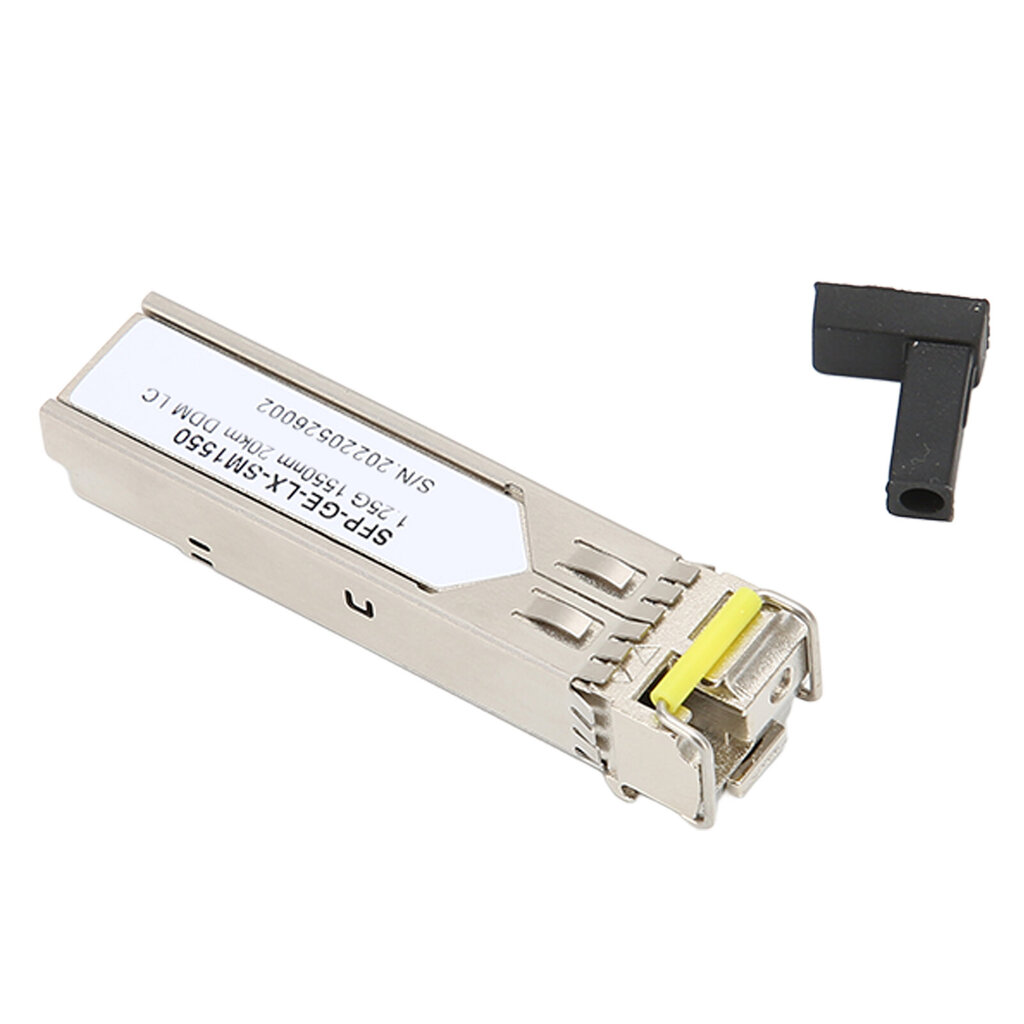 1,25 G SFP-lähetin-vastaanotin 1,25 G 1550 nm yksikuituinen yksimuotoinen 20 km Plug and Play -tuki DDM SFP -optista moduulia hinta ja tiedot | Levyasemat | hobbyhall.fi