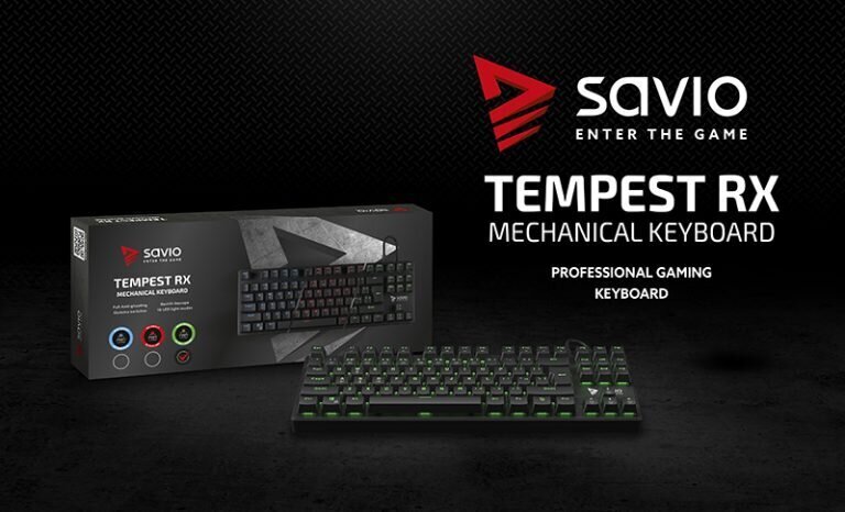 Savio Tempest RX Green hinta ja tiedot | Näppäimistöt | hobbyhall.fi