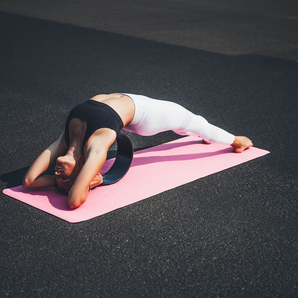 Tunturi Yoga Wheel, EVA, musta hinta ja tiedot | Joogatarvikkeet | hobbyhall.fi