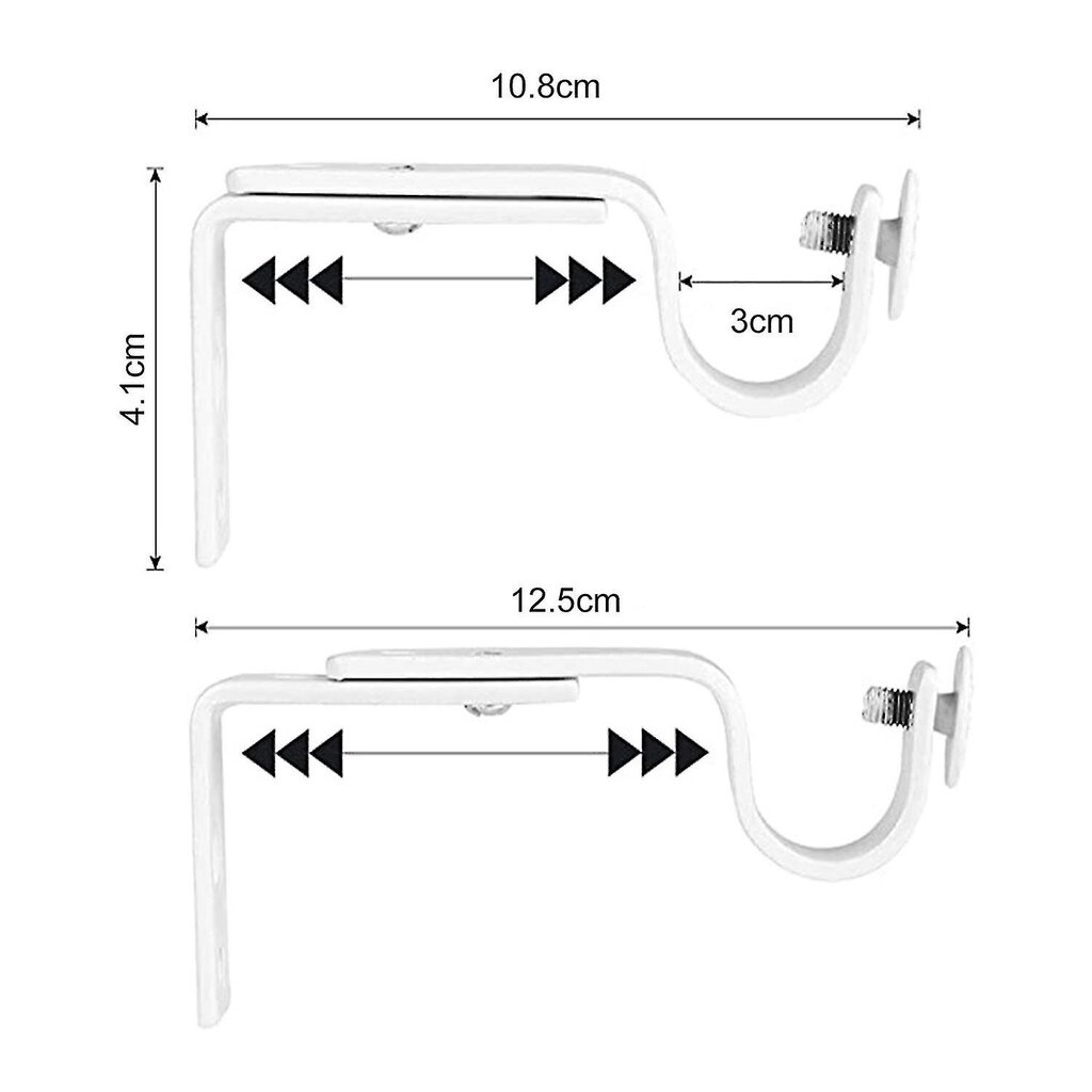 kpl verhotangon pidike Helppo asennus verhotangon pidikkeet raskaaseen käyttöön tarkoitettujen ikkunoiden verhojen kiinnike hinta ja tiedot | Polkupyörälaukut ja puhelinpidikkeet | hobbyhall.fi