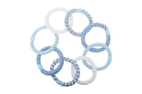 Pack Ponytail Holder -hiussiteet - Blue Mix Caribbean hinta ja tiedot | Hiustarvikkeet | hobbyhall.fi