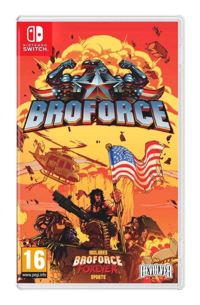 Broforce Nintendo Switch/Lite hinta ja tiedot | Tietokone- ja konsolipelit | hobbyhall.fi