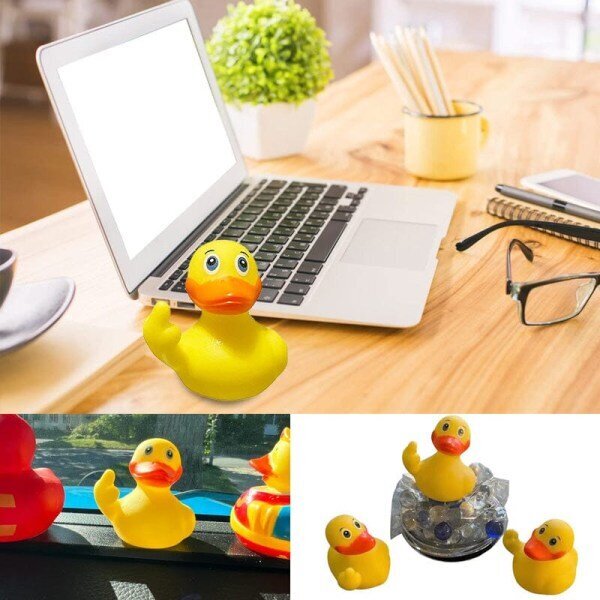 st l?ngfinger Rude Ducks -koristeet, Creative olohuoneen sisustus, joulukoristeet kotitoimistoon Bokhylla Desktop, Funny Friendsh 5 st hinta ja tiedot | Hauskat juhlapelit ja -tuotteet | hobbyhall.fi