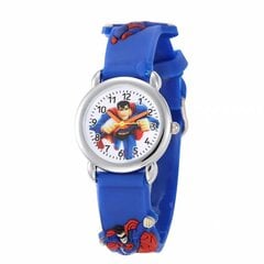 Lasten Superman Spider-man silikonikello Superhero Watch Lahjat hinta ja tiedot | Kellot | hobbyhall.fi