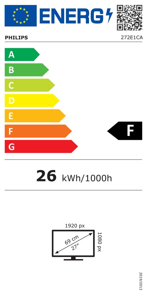 Philips 272E1CA hinta ja tiedot | Näytöt | hobbyhall.fi