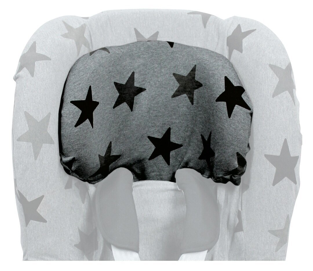 DOOKY auton istuimen päällinen Grey Stars 126826 hinta ja tiedot | Turvaistuimen lisävarusteet | hobbyhall.fi