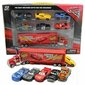 7kpl autoja 2 Lightning Mcqueen Racer Car&Mack Truck Kids Lelukokoelmasetti Lahjat hinta ja tiedot | Pienoismallit | hobbyhall.fi