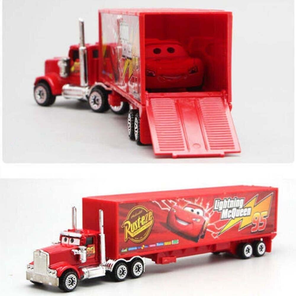 7kpl autoja 2 Lightning Mcqueen Racer Car&Mack Truck Kids Lelukokoelmasetti Lahjat hinta ja tiedot | Pienoismallit | hobbyhall.fi