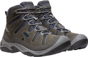 Miesten saappaat Keen CIRCADIA MID WP MEN, Steel Grey/Legion Blue hinta ja tiedot | Miesten kengät | hobbyhall.fi