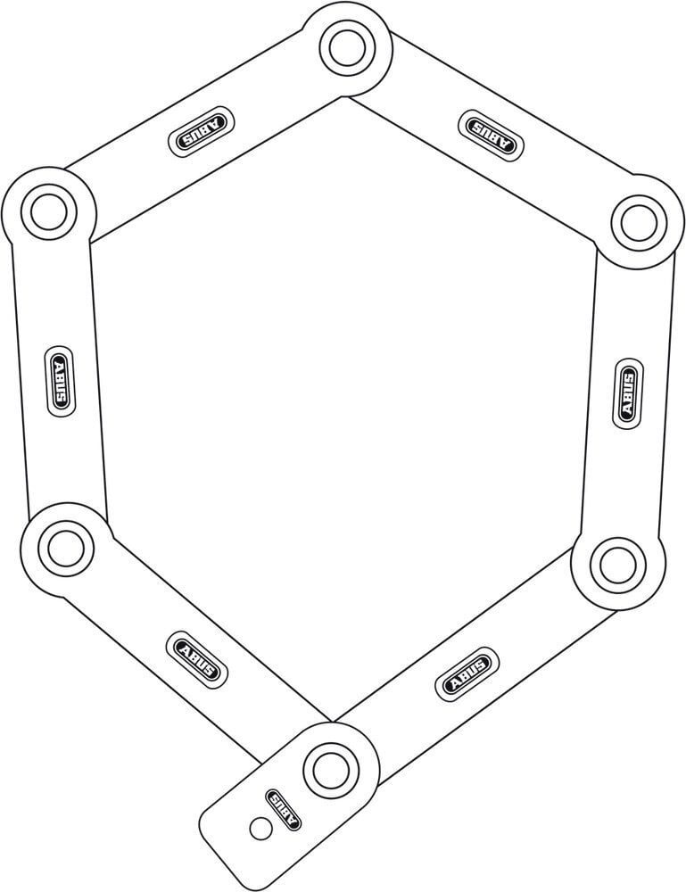 Polkupyörän lukko Abus 5700/80 uGrip bordo I hinta ja tiedot | Polkupyörän lukot | hobbyhall.fi