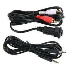 2 m / 6,56 jalkaa AUX-paneelin kiinnityskaapeli 3,5 mm 3RCA:n kojelautapaneelin uppoasennuskaapeli autovenemoottoripyörälle hinta ja tiedot | Sähköiset lisätarvikkeet | hobbyhall.fi