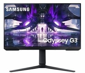 Samsung Odyssey G3 24" Full HD näyttö LS24AG300NUXEN hinta ja tiedot | Näytöt | hobbyhall.fi