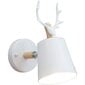 Creative Modern Seinävalaisin Yksinkertainen seinävalaisin Rauta E27 Nordic Deer Head Base Art Deco Style (valkoinen) hinta ja tiedot | Tuuletinvalaisimet | hobbyhall.fi